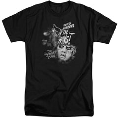 Twilight Zone Someone On The Wing Men's 18/1 Tall Cotton Short-Sleeve T-Shirt