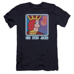 Twin Peaks One Eyed Jacks Men's Ultra-Soft 30/1 Cotton Slim Short-Sleeve T-Shirt