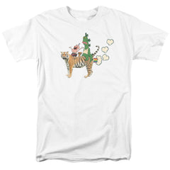 Uncle Grandpa Fart Hearts Men's 18/1 Cotton Short-Sleeve T-Shirt