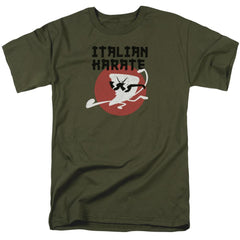 Uncle Grandpa Italian Karate Men's 18/1 Cotton Short-Sleeve T-Shirt