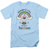 Uncle Grandpa Lifes Rainbows Men's 18/1 Cotton Short-Sleeve T-Shirt