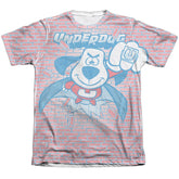 Underdog Burst Men's Regular Fit Poly Cotton Short-Sleeve T-Shirt