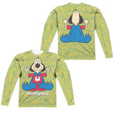 Underdog Flexing (Front/Back Print) Men's Regular Fit Polyester Long-Sleeve T-Shirt