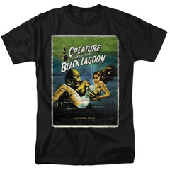 Universal Monsters Creature One Sheet Men's 18/1 Cotton Short-Sleeve T-Shirt