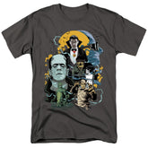Universal Monsters Monster Mash Men's 18/1 Cotton Short-Sleeve T-Shirt