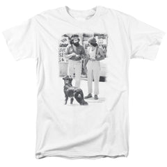 Up In Smoke Cheech Chong Dog Men's 18/1 Cotton Short-Sleeve T-Shirt