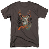 US Marine Corps Marine Deer Men's 18/1 Cotton Short-Sleeve T-Shirt