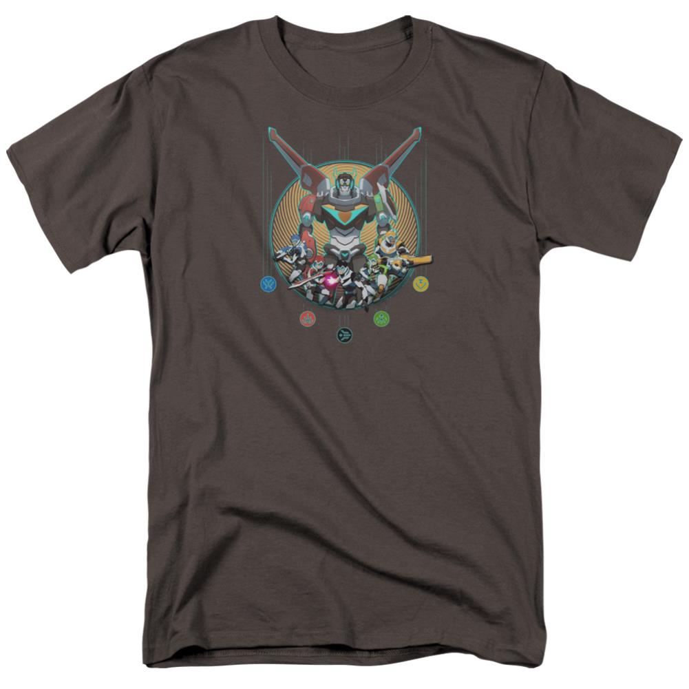 Voltron Assemble Men's 18/1 Cotton Short-Sleeve T-Shirt