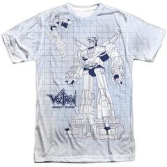 Voltron Blueprint Men's Regular Fit Polyester Short-Sleeve T-Shirt