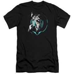 Voltron Defender Noir Men's Ultra-Soft 30/1 Cotton Slim Short-Sleeve T-Shirt