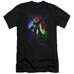 Voltron Galactic Defender Men's Ultra-Soft 30/1 Cotton Slim Short-Sleeve T-Shirt