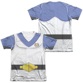Voltron Lance Costume (Front/Back Print) Men's Regular Fit Poly Cotton Short-Sleeve T-Shirt