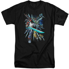 Voltron Lions Share Men's 18/1 Tall Cotton Short-Sleeve T-Shirt