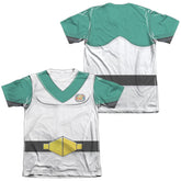 Voltron Pidge Costume (Front/Back Print) Men's Regular Fit Poly Cotton Short-Sleeve T-Shirt