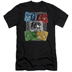 Voltron Pride Men's Ultra-Soft 30/1 Cotton Slim Short-Sleeve T-Shirt