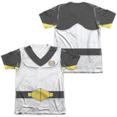Voltron Sven Costume (Front/Back Print) Men's Regular Fit Poly Cotton Short-Sleeve T-Shirt
