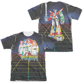 Voltron Team Voltron (Front/Back Print) Men's Regular Fit Poly Cotton Short-Sleeve T-Shirt