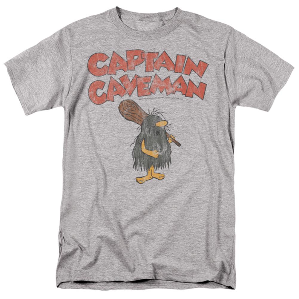 Wacky Races Captain Caveman 1 Men's 18/1 Cotton Short-Sleeve T-Shirt