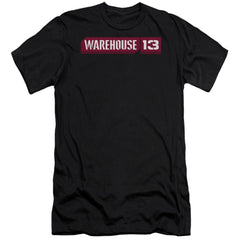Warehouse 13 Logo Men's Ultra-Soft 30/1 Cotton Slim Short-Sleeve T-Shirt