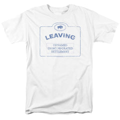Warehouse 13 Now Leaving Univille Men's 18/1 Cotton Short-Sleeve T-Shirt
