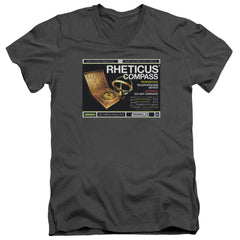 Warehouse 13 Rheticus Compass Men's 30/1 Cotton Slim V-Neck T-Shirt
