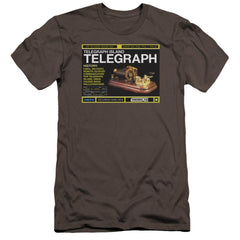 Warehouse 13 Telegraph Island Men's Ultra-Soft 30/1 Cotton Slim Short-Sleeve T-Shirt