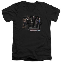 Warehouse 13 Warehouse Cast Men's 30/1 Cotton Slim V-Neck T-Shirt