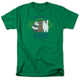 We Bare Bears Bears Win Men's 18/1 Cotton Short-Sleeve T-Shirt