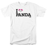 We Bare Bears Heart Panda Men's 18/1 Cotton Short-Sleeve T-Shirt