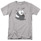 We Bare Bears Like Like Like Men's 18/1 Cotton Short-Sleeve T-Shirt