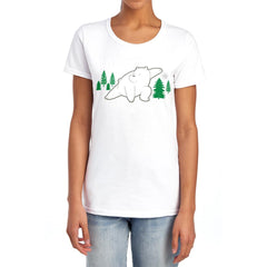 We Bare Bears Suspense Women's 18/1 Cotton Short-Sleeve T-Shirt