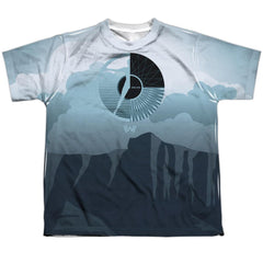 Westworld Landscape Youth Regular Fit Poly Short-Sleeve T-Shirt