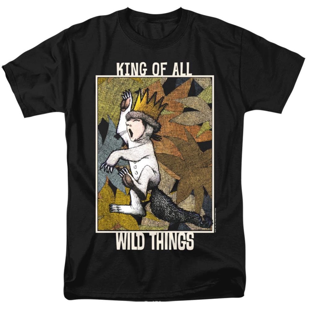 Where The Wild Things Are King Of All Wild Things Men's 18/1 Cotton Short-Sleeve T-Shirt