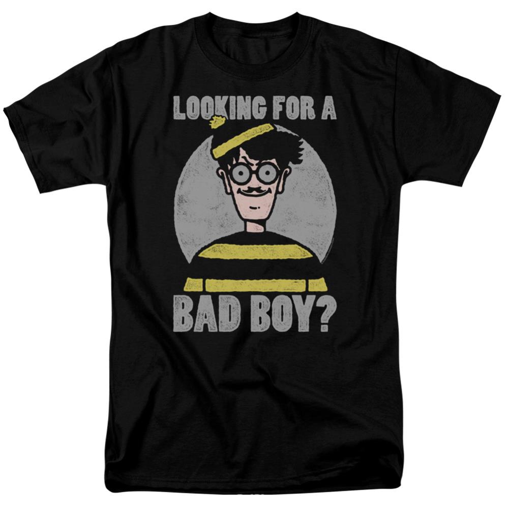 Where's Waldo Bad Boy Men's 18/1 Cotton Short-Sleeve T-Shirt
