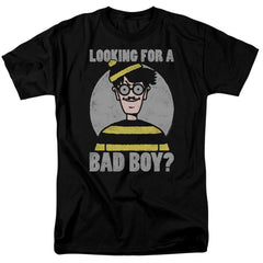 Where's Waldo Bad Boy Men's 18/1 Cotton Short-Sleeve T-Shirt