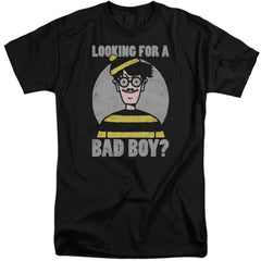 Where's Waldo Bad Boy Men's 18/1 Tall Cotton Short-Sleeve T-Shirt