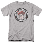 Where's Waldo Champion Men's 18/1 Cotton Short-Sleeve T-Shirt