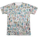 Where's Waldo Figures Men's Regular Fit Poly Cotton Short-Sleeve T-Shirt