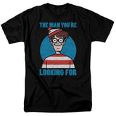 Where's Waldo Looking For Me Men's 18/1 Cotton Short-Sleeve T-Shirt