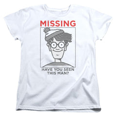 Where's Waldo Missing Women's 18/1 Cotton Short-Sleeve T-Shirt