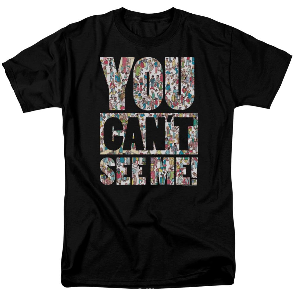 Where's Waldo See Me Men's 18/1 Cotton Short-Sleeve T-Shirt
