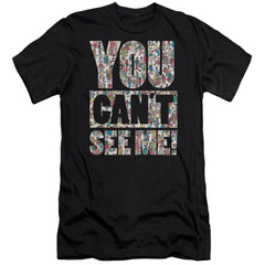 Where's Waldo See Me Men's Ultra-Soft 30/1 Cotton Slim Short-Sleeve T-Shirt