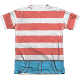 Where's Waldo Waldo Costume Men's Regular Fit Poly Cotton Short-Sleeve T-Shirt
