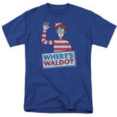 Where's Waldo Waldo Wave Men's 18/1 Cotton Short-Sleeve T-Shirt