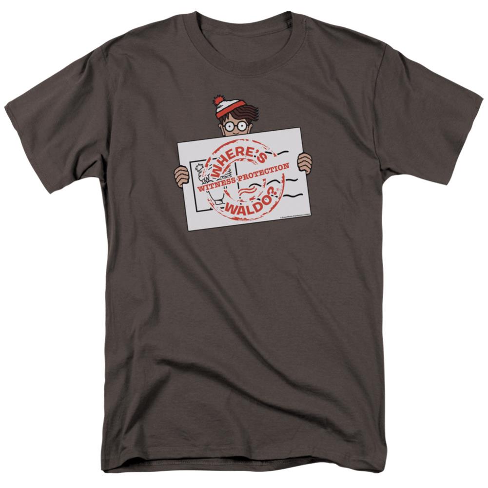Where's Waldo Witness Protection Men's 18/1 Cotton Short-Sleeve T-Shirt