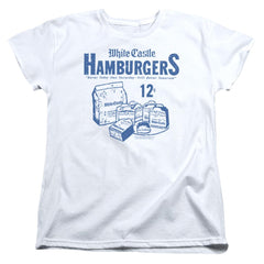 White Castle 12 Cents Women's 18/1 Cotton Short-Sleeve T-Shirt