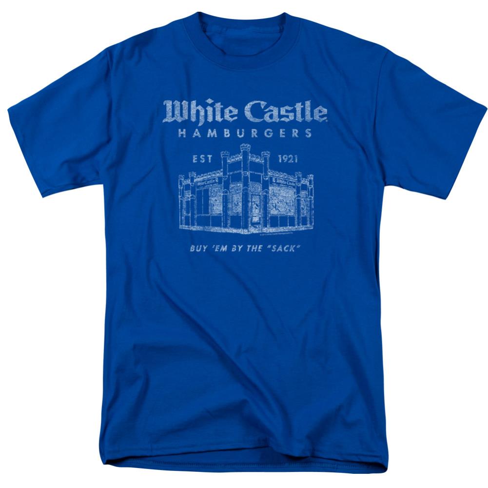 White Castle By The Sack Men's 18/1 Cotton Short-Sleeve T-Shirt