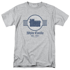 White Castle Emblem Men's 18/1 Cotton Short-Sleeve T-Shirt