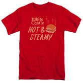 White Castle Hot & Steamy Men's 18/1 Cotton Short-Sleeve T-Shirt