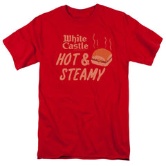 White Castle Hot & Steamy Men's 18/1 Cotton Short-Sleeve T-Shirt